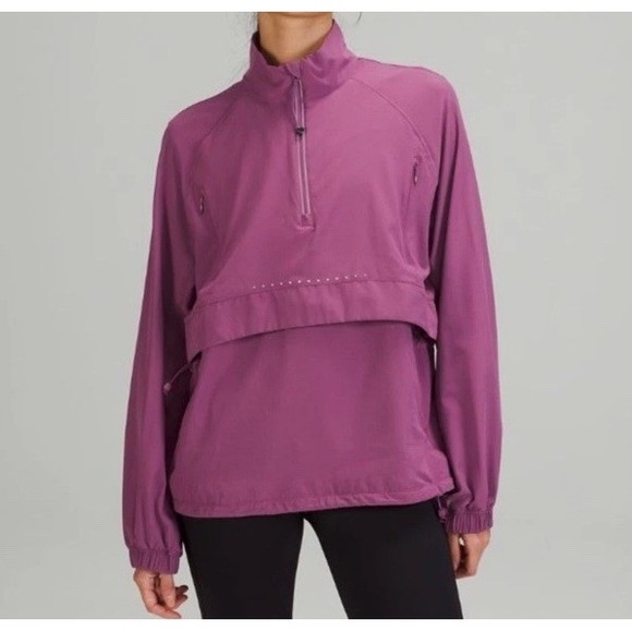 Lululemon Stretch Ripstop Run 1/2 Zip Vintage Plum Size 8 (?) - Picture 15 of 16
